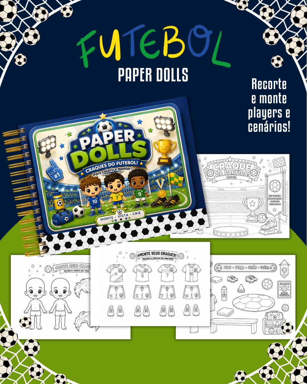Combo Paper Dolls para Colorir (30 Temas) 7