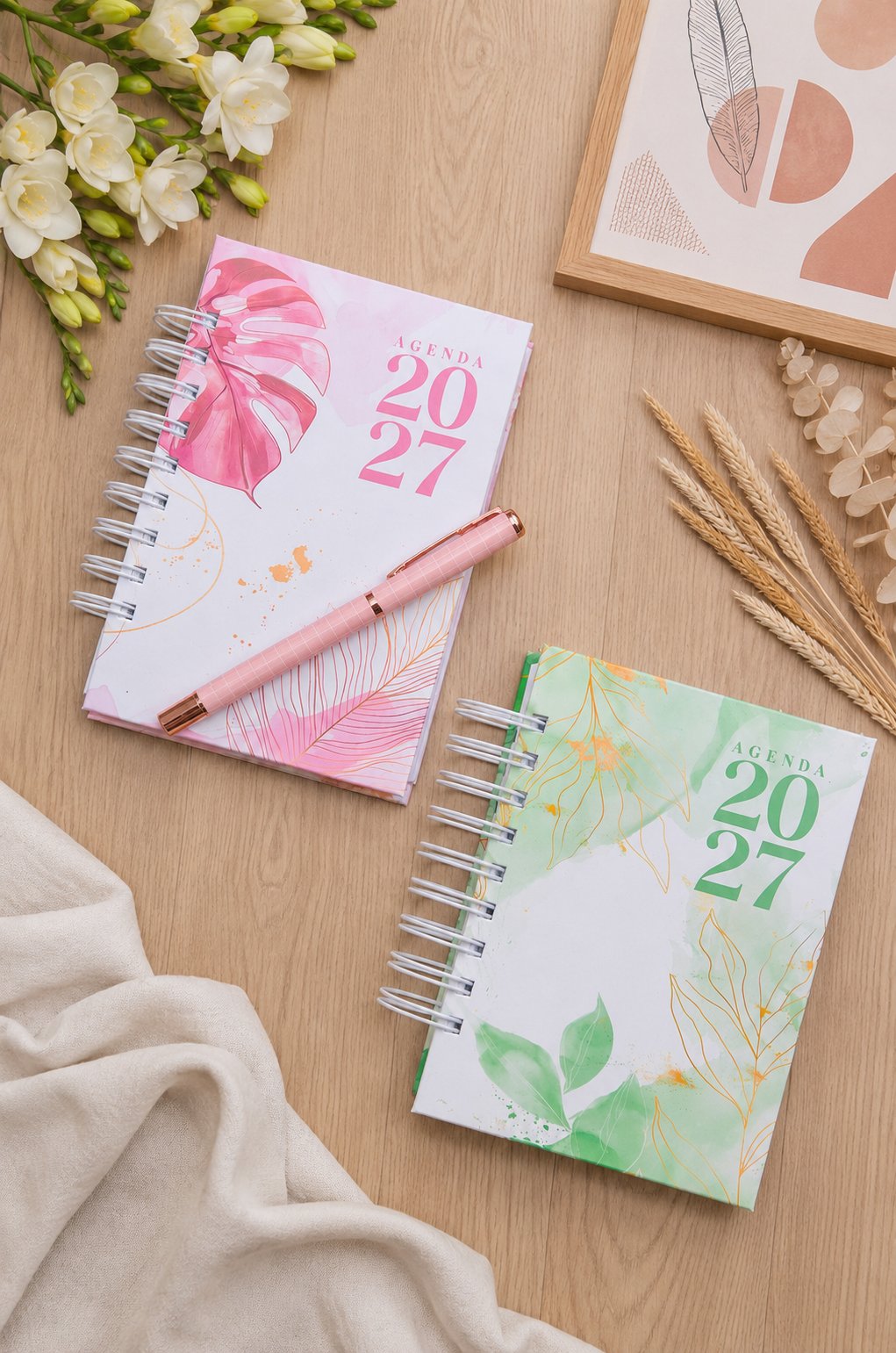 Super Combo Agendas | Datadas 2027 + Permanentes + Capas 2