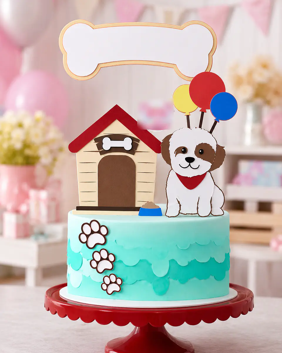 Topo de Bolo - Cachorrinho 1