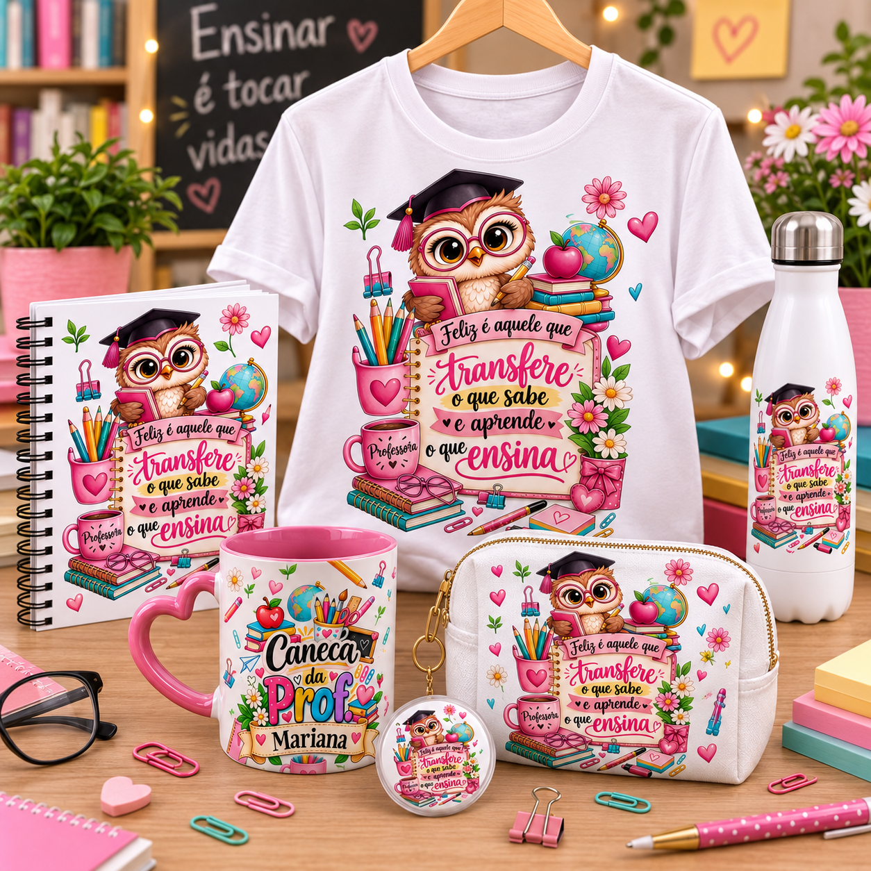 Combo Dia dos Professores - Sublimação 5