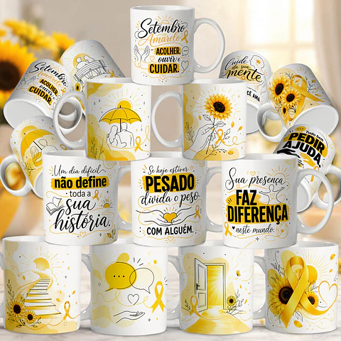 Canecas - Setembro Amarelo