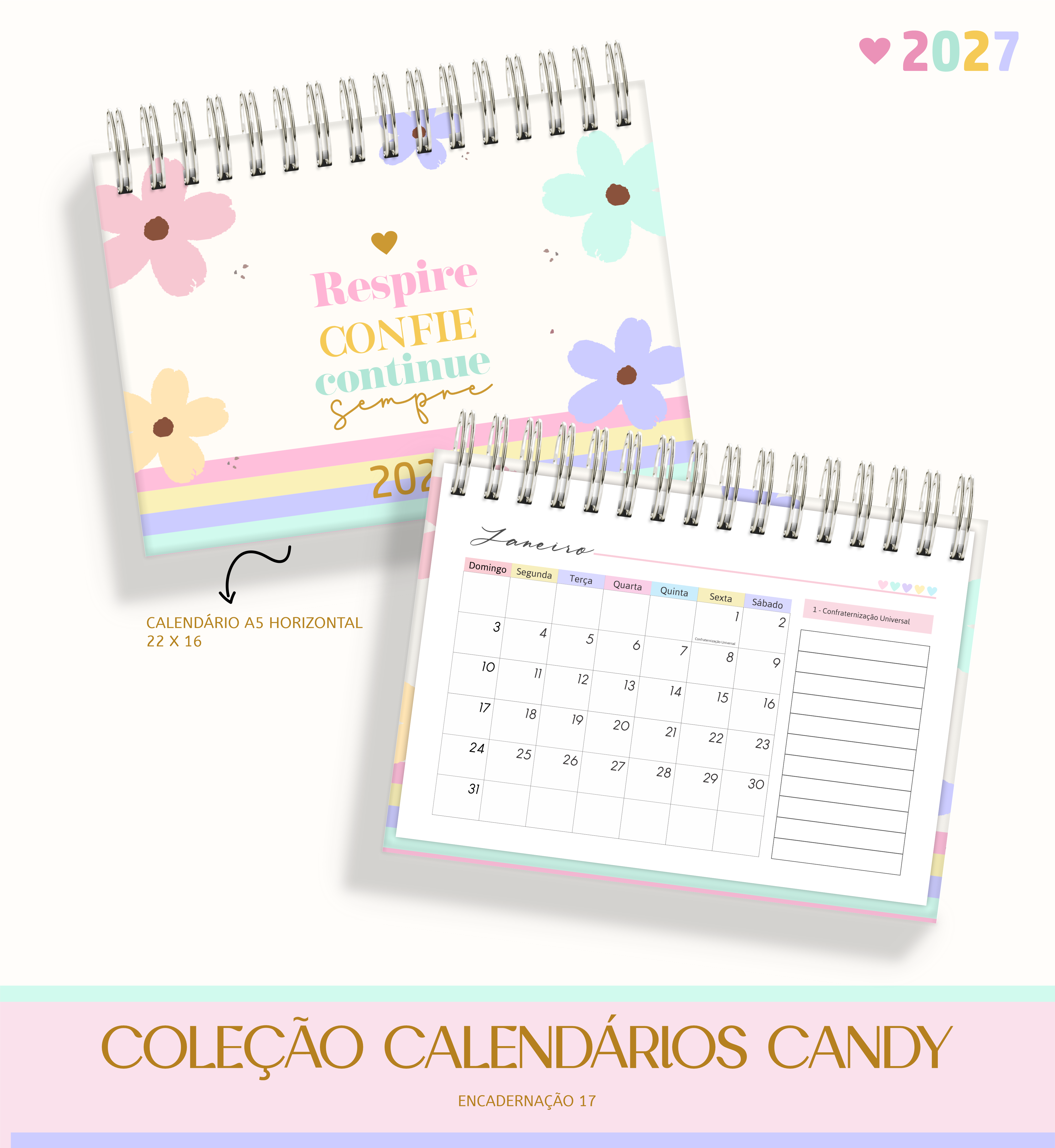 Pack de Calendários 2027 | Candy 1