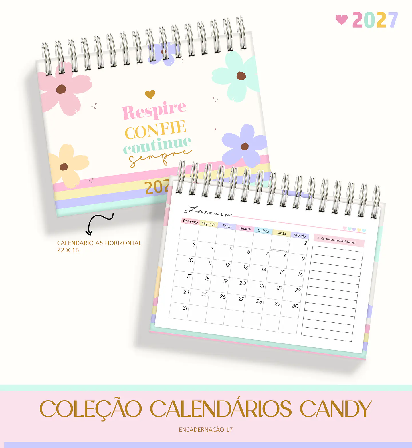Pack de Calendários 2027 | Candy 1