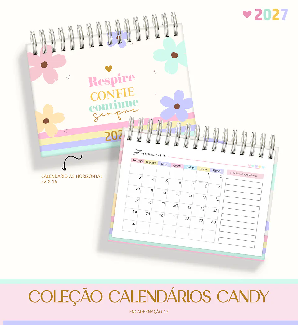 Pack de Calendários 2027 | Candy 1