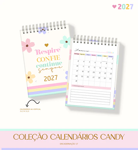 Pack de Calendários 2027 | Candy