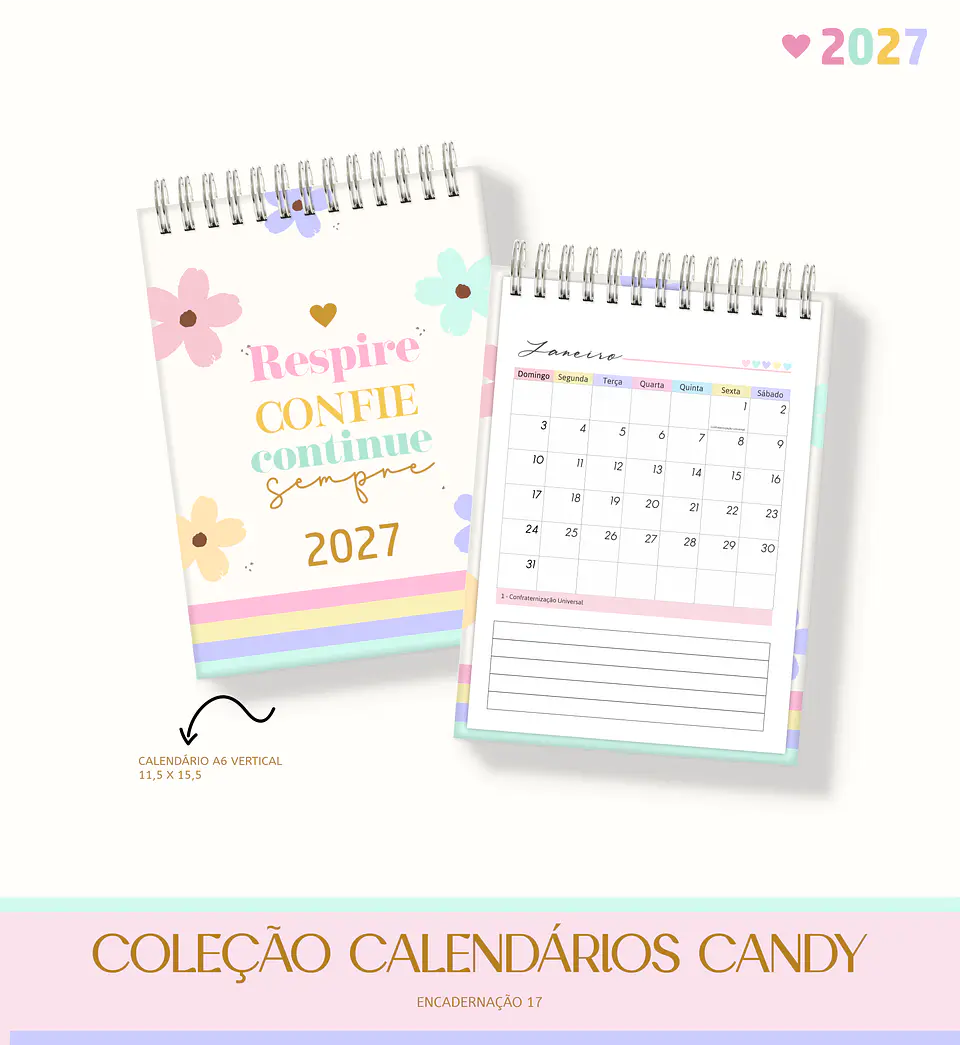 Pack de Calendários 2027 | Candy 2