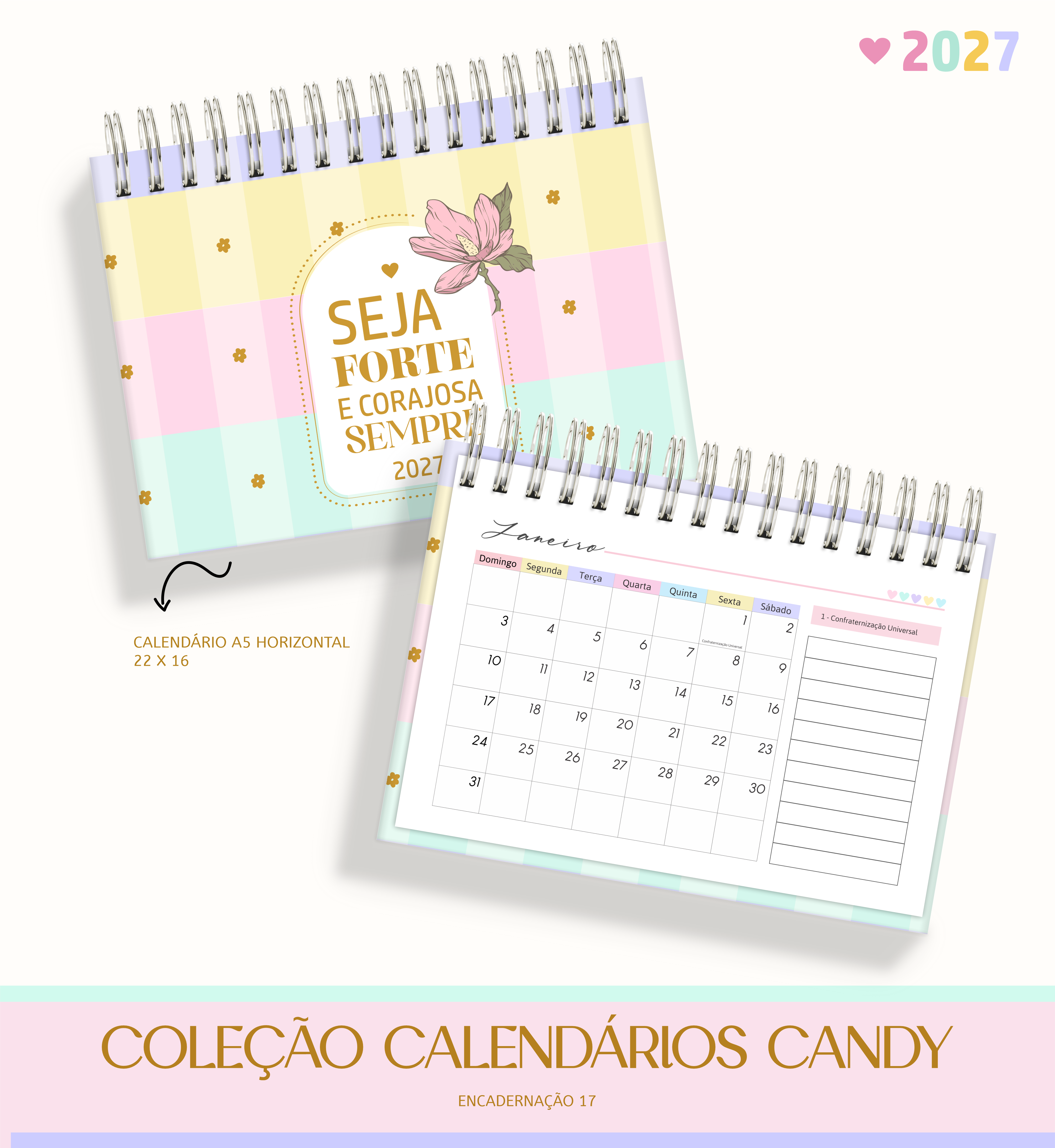 Pack de Calendários 2027 | Candy 4