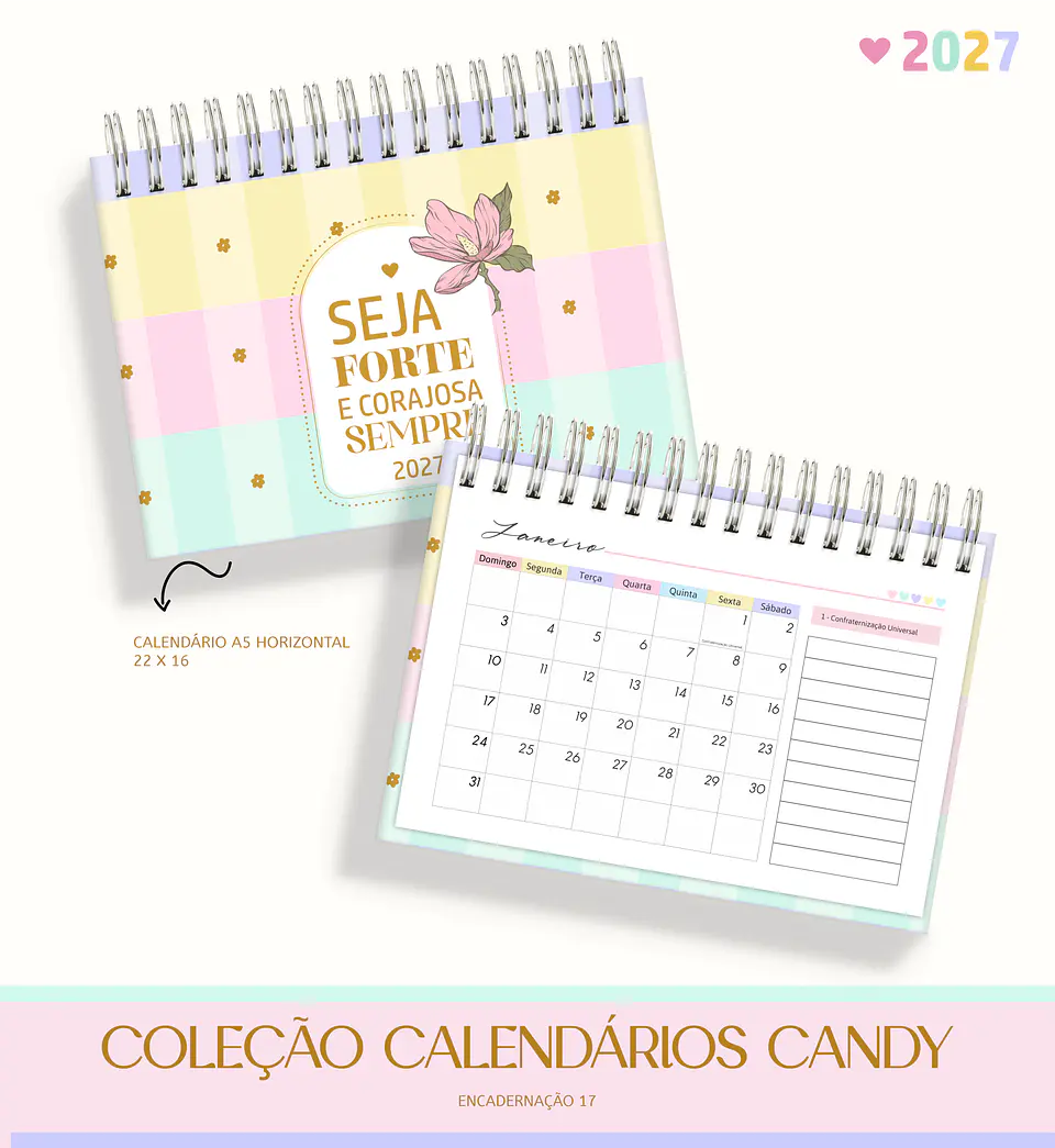 Pack de Calendários 2027 | Candy 4