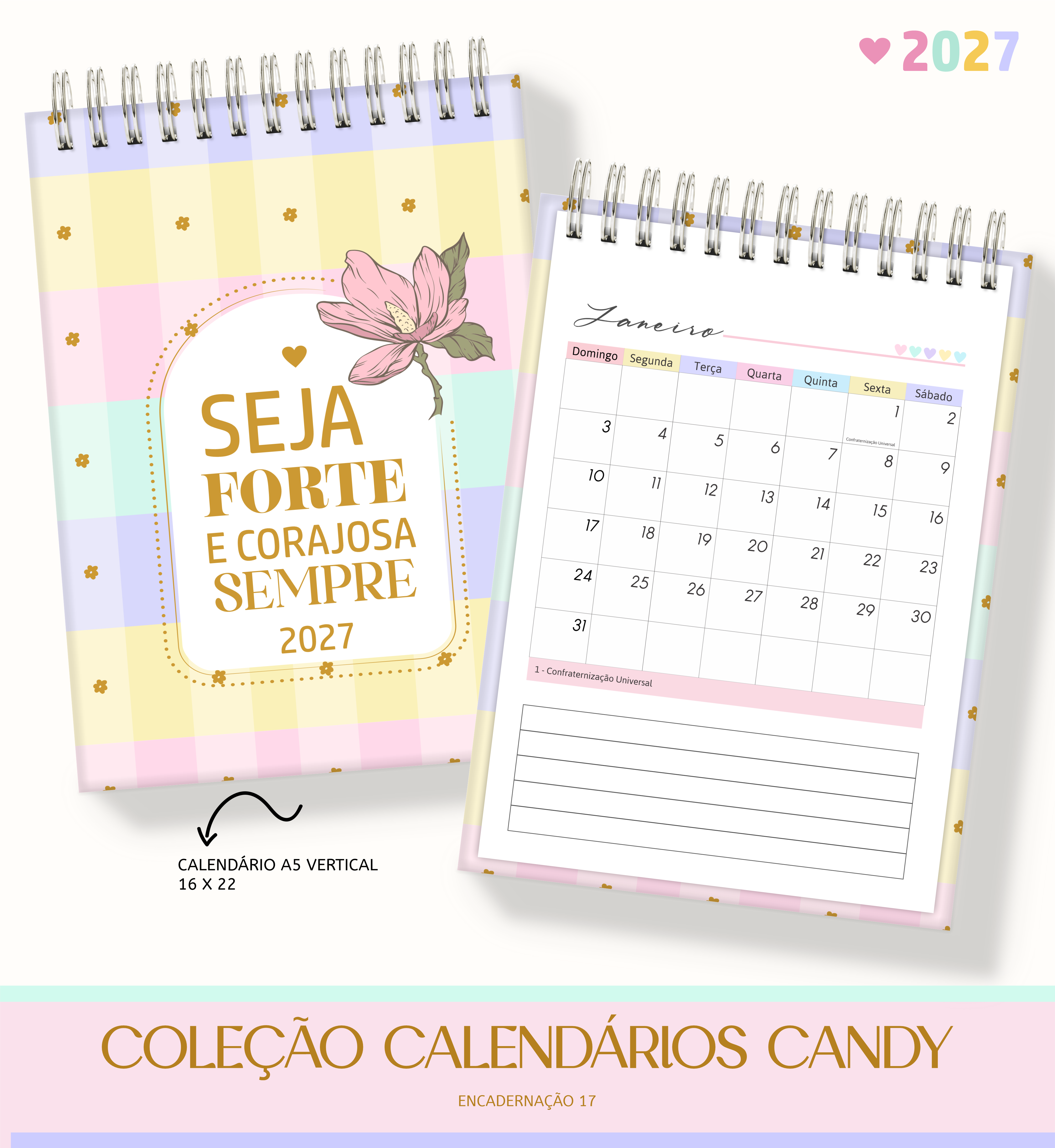 Pack de Calendários 2027 | Candy 7