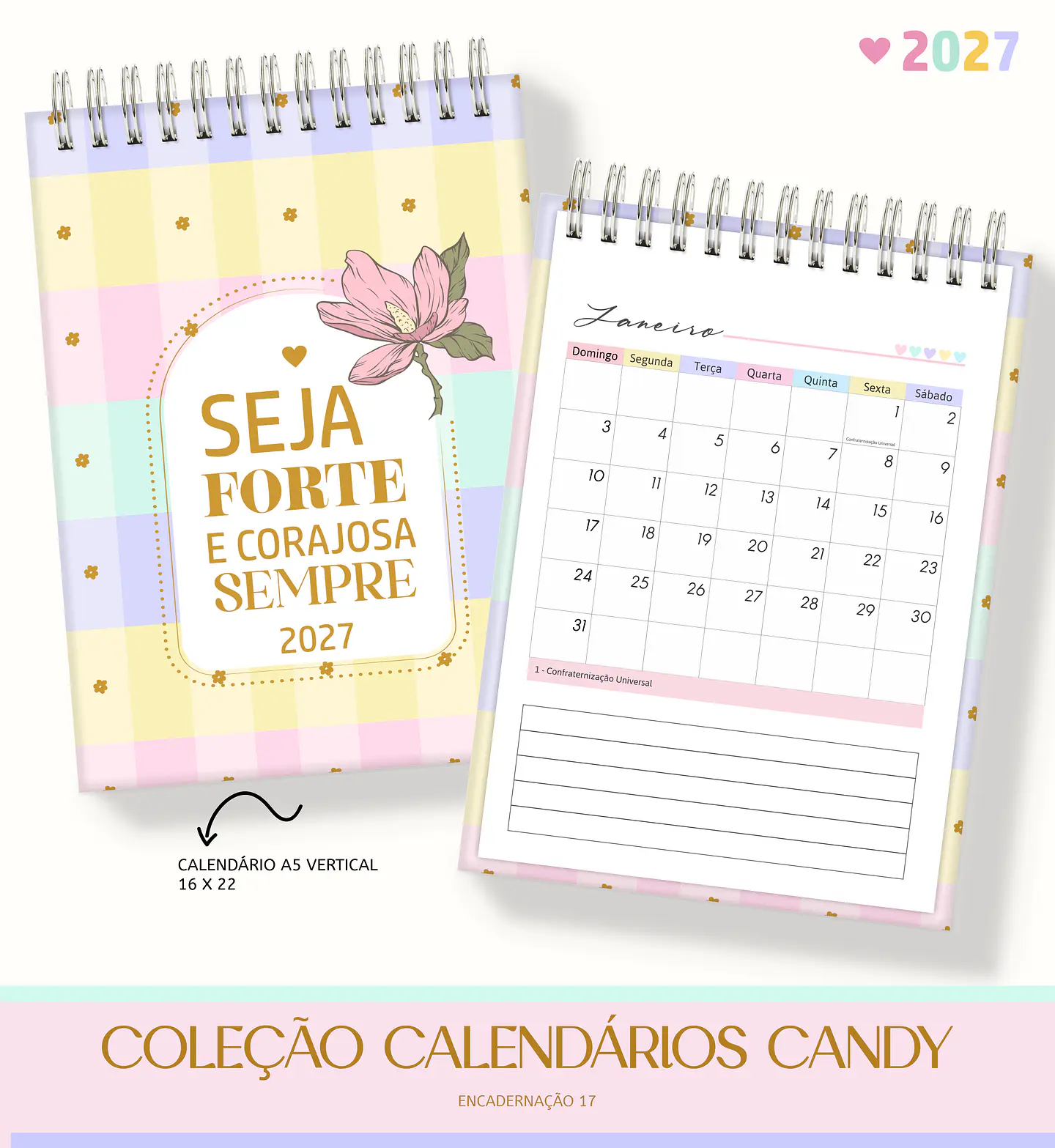 Pack de Calendários 2027 | Candy 7