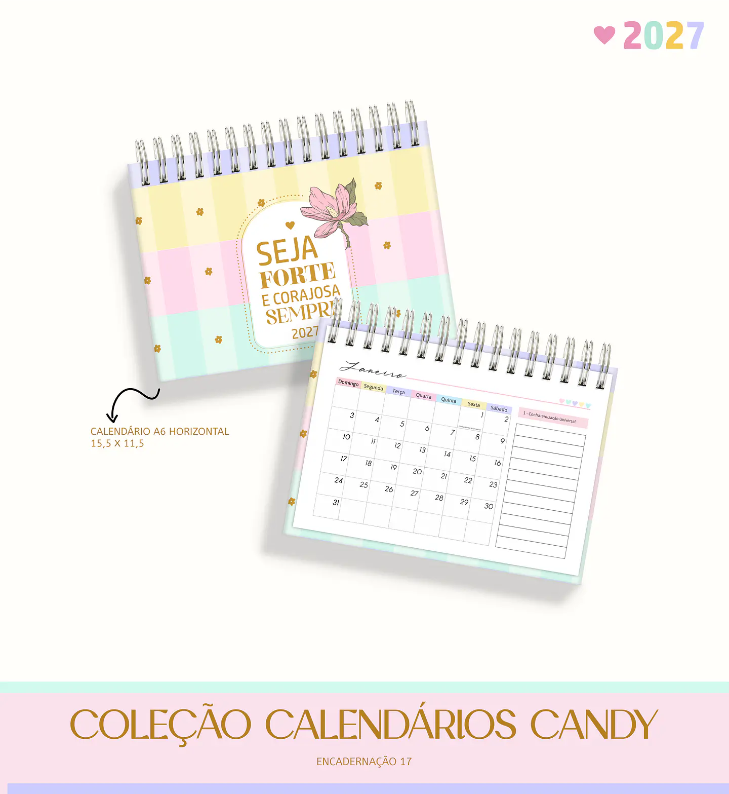Pack de Calendários 2027 | Candy 8