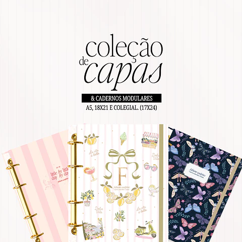 Coleção Capas e Cadernos - Encadernação