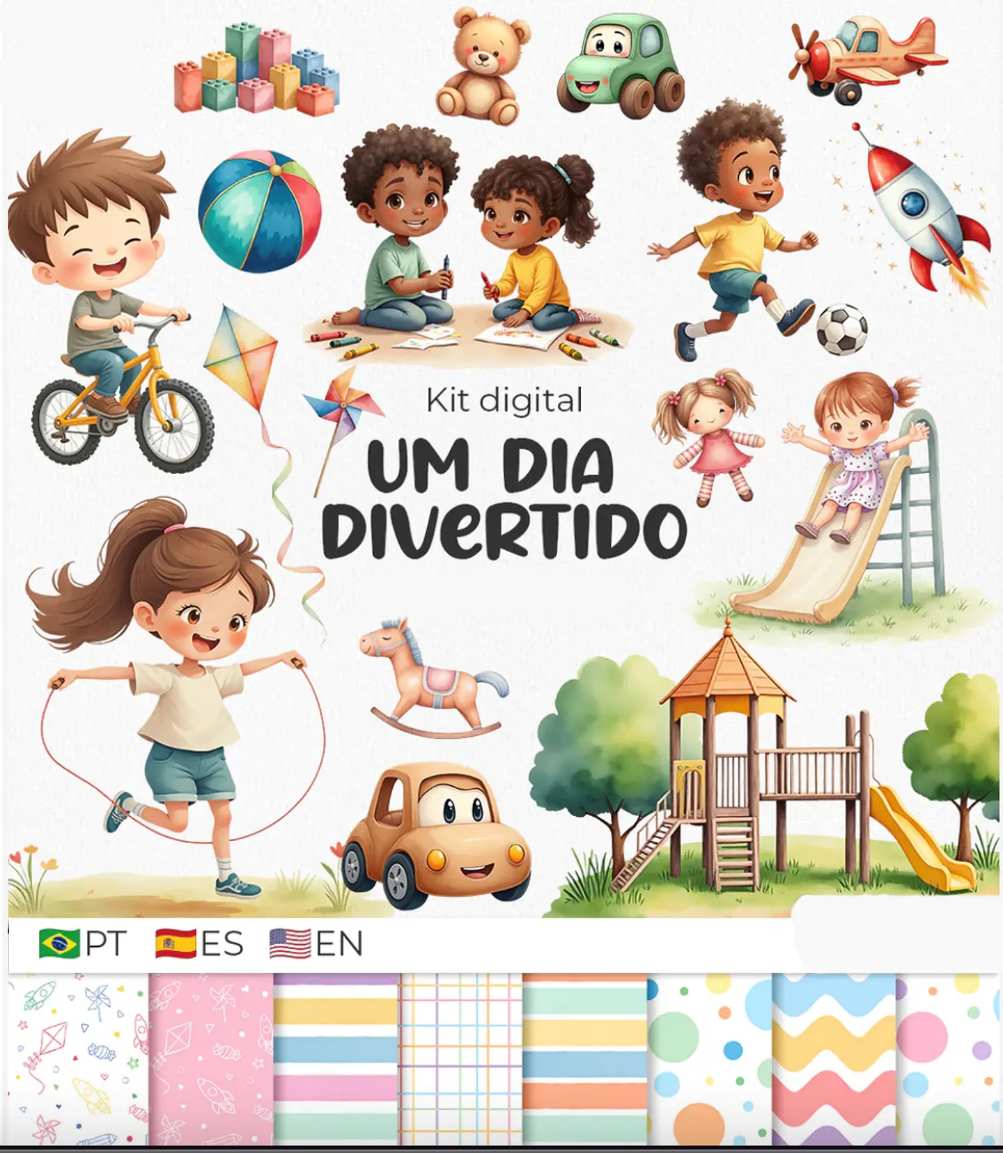 Um Dia DIvertido - Kit Digital 1