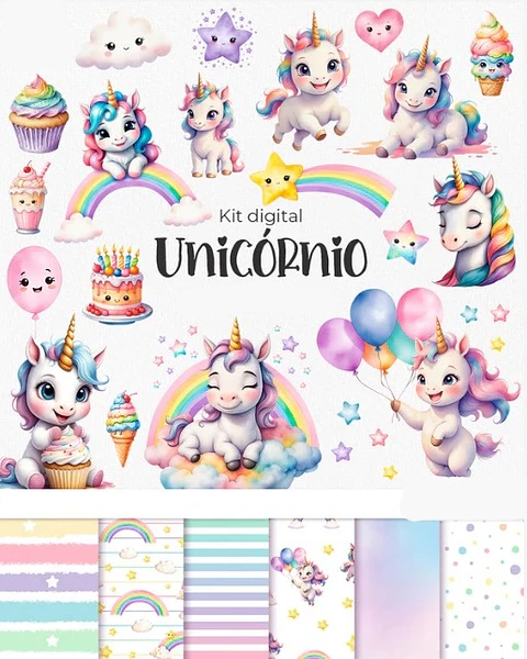 Unicórnio - Kit Digital