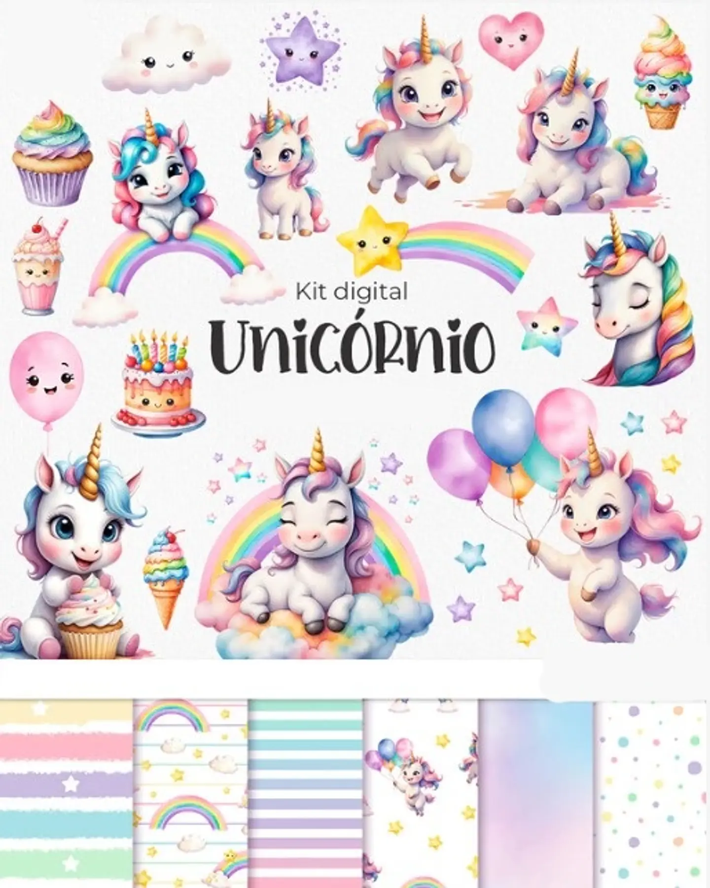 Unicórnio - Kit Digital 1