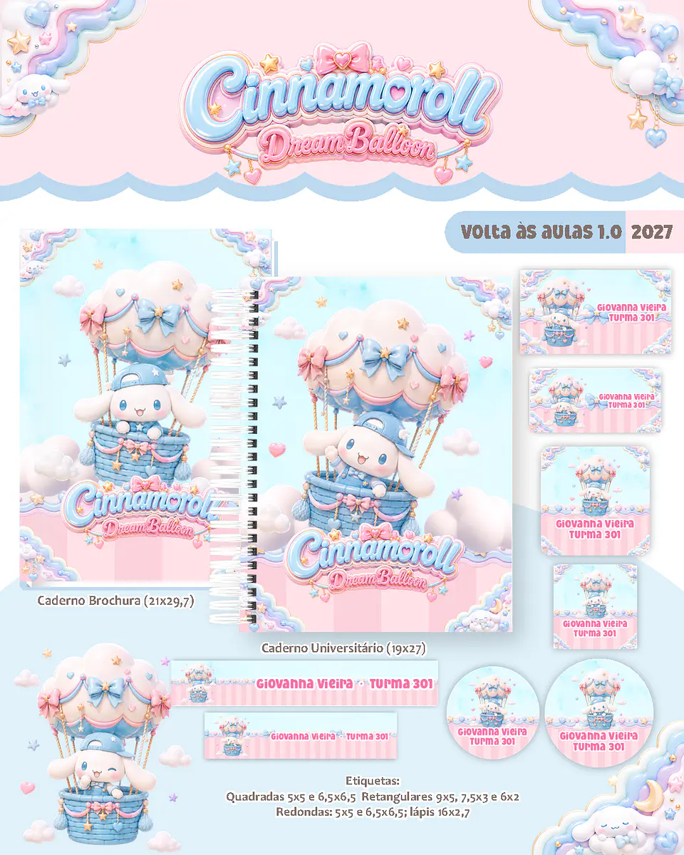 Cinnamoroll - Volta às Aulas 2027 1