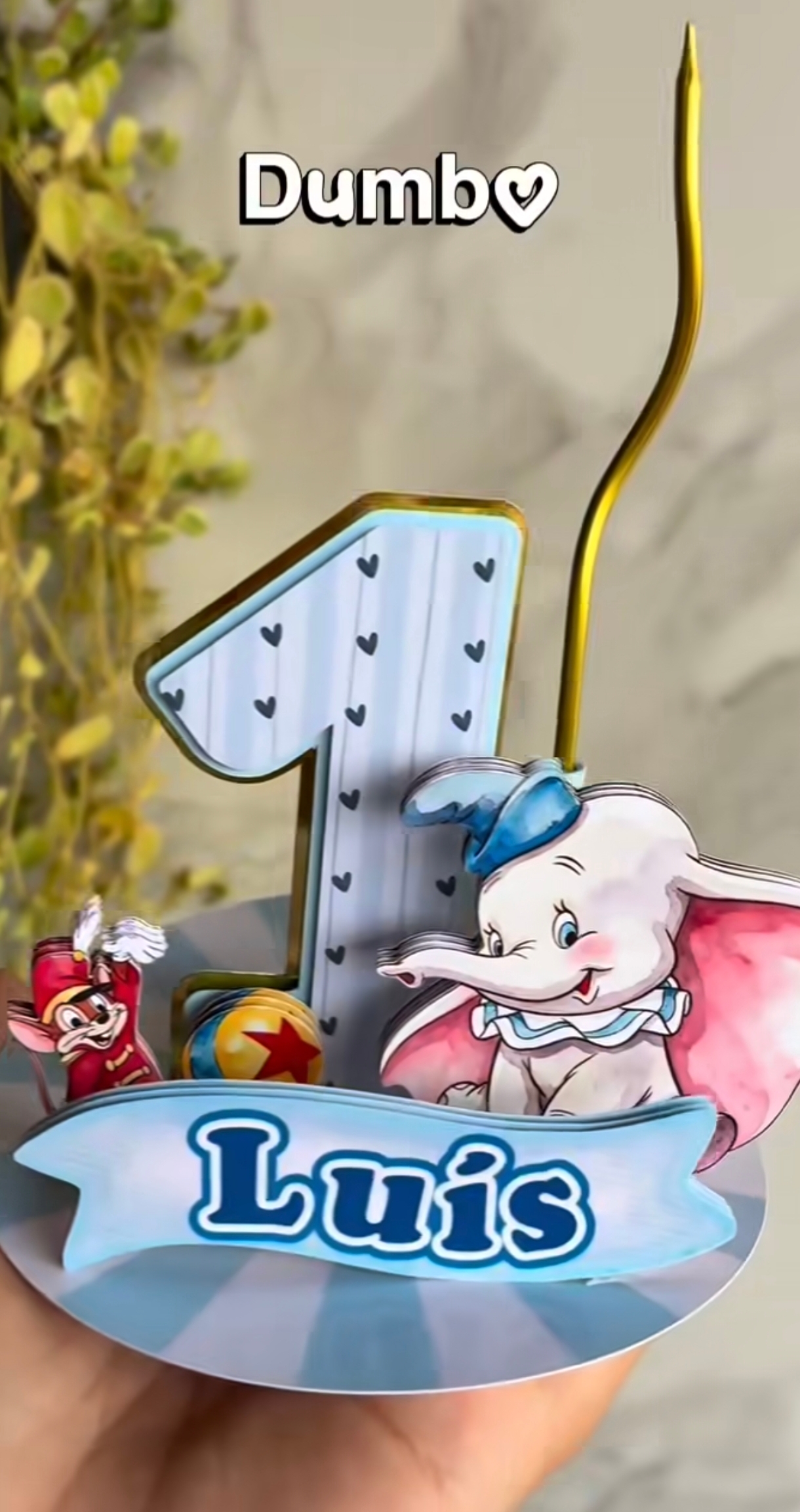 Dumbo - Topo de Bolo Cenário 1