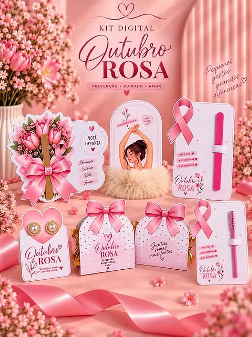 Combo Mimos - Outubro Rosa 1