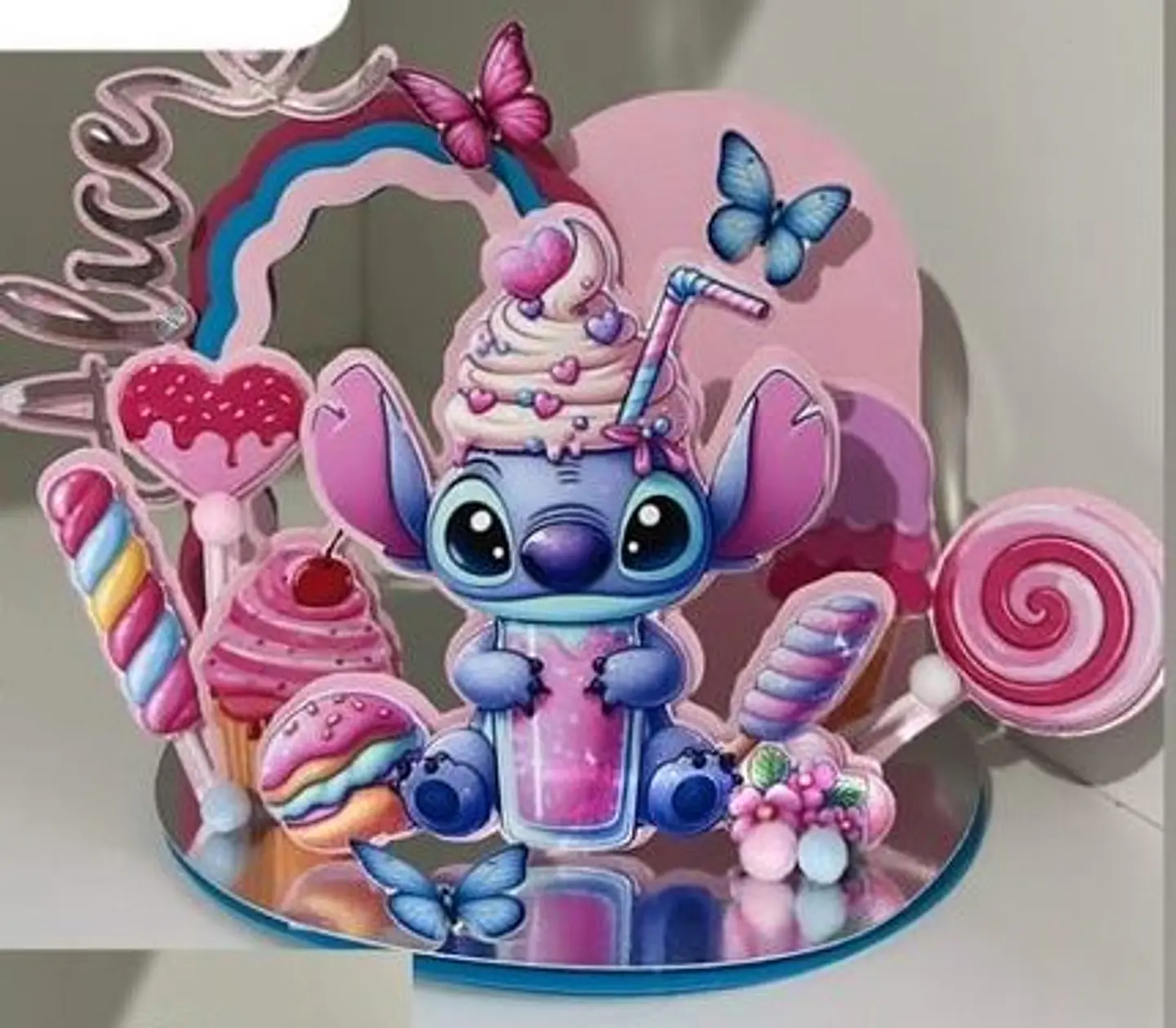 Stitch - Topo de Bolo Cenário 1