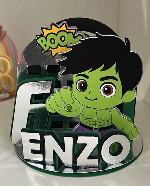 Hulk - Topo de Bolo Cenário