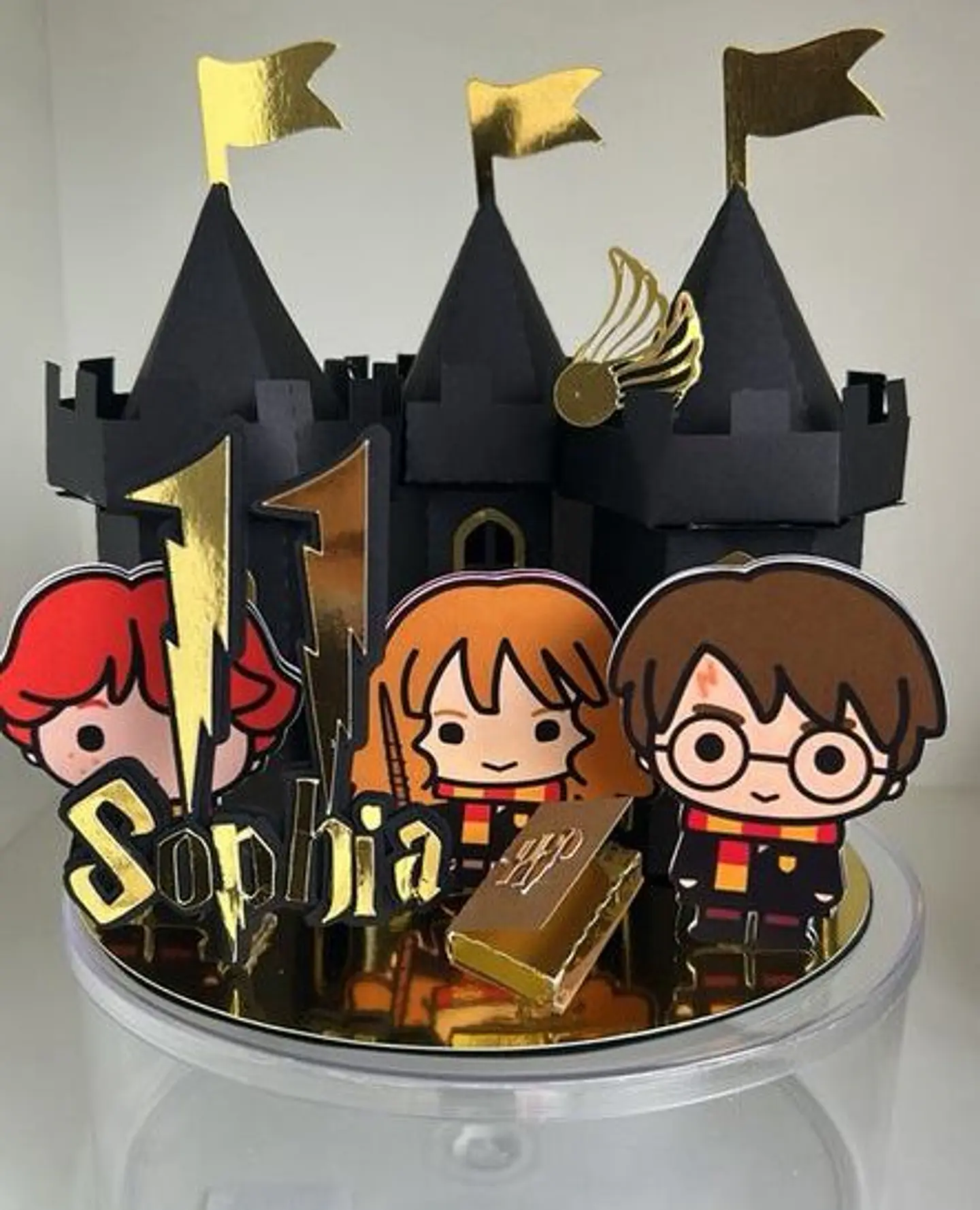Harry Potter - Topo de Bolo Cenário 1