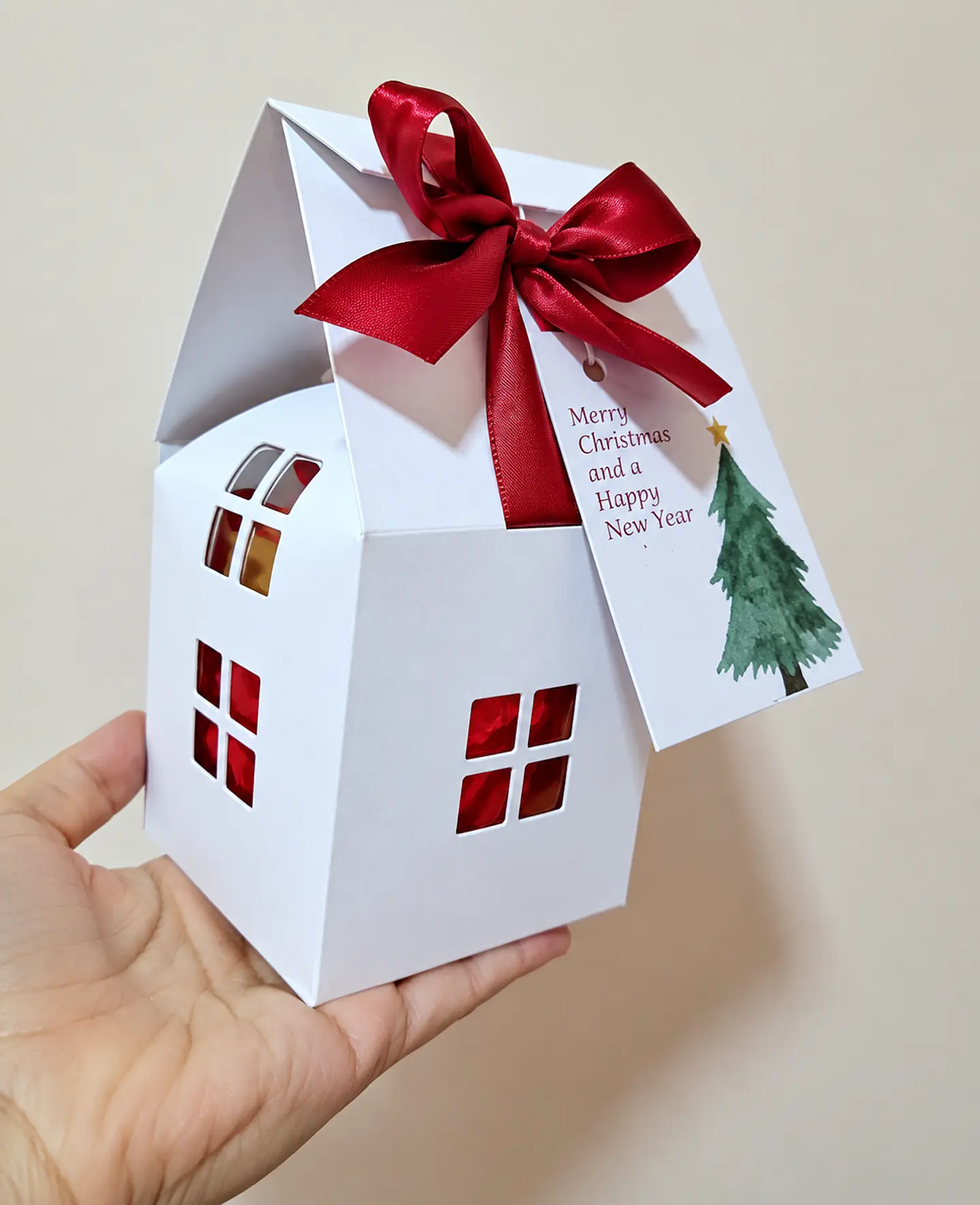 Caixa Casa Mini Panetone - Natal 1