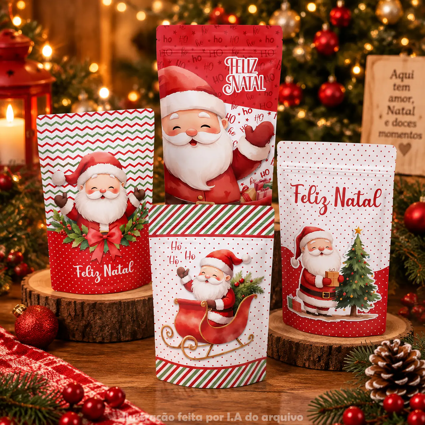 Rótulo Ziplock - Natal 1