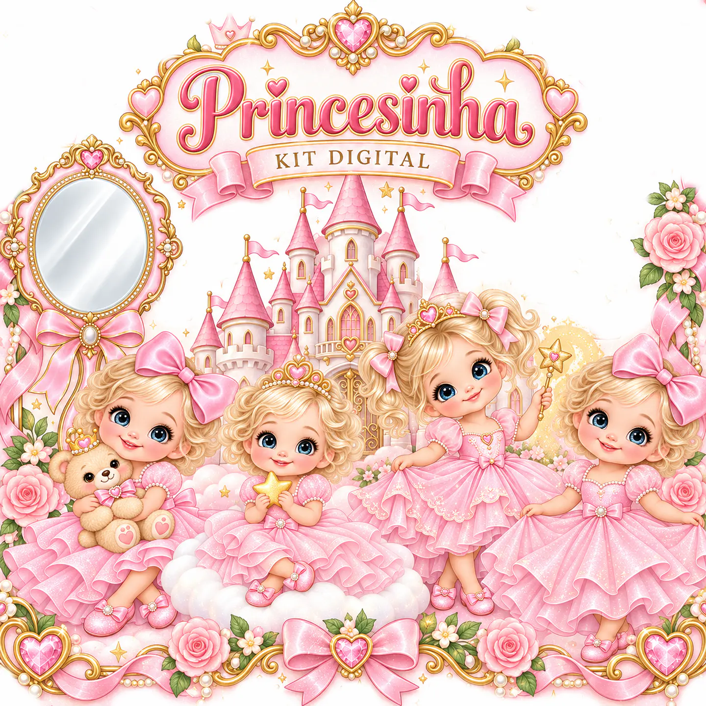 Princesinha - Kit Digital 1