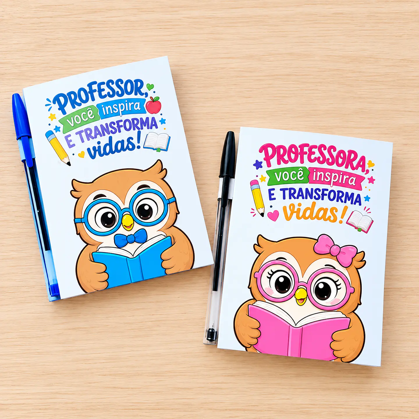 Bloquinho Porta Caneta - Dia dos Professores 1