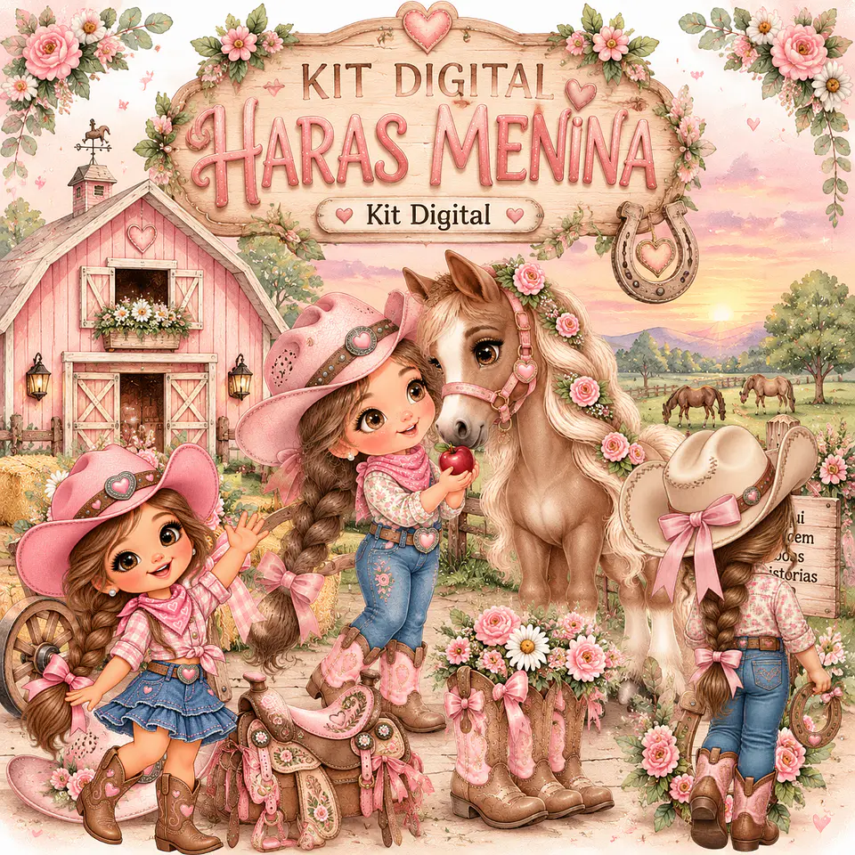 Haras Menina - Kit Digital 1