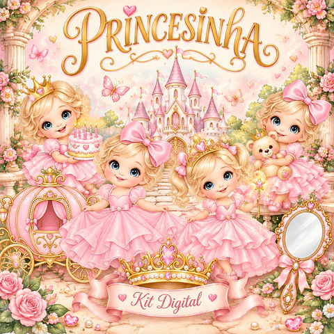 Princesinha - Kit Digital