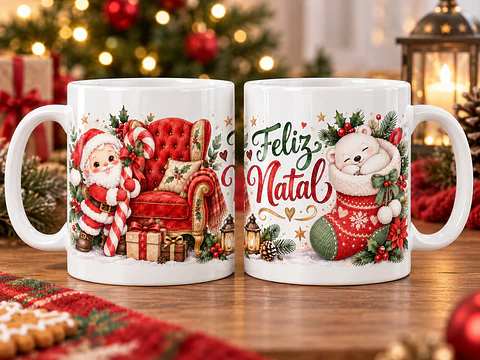Coleção Canecas - Natal