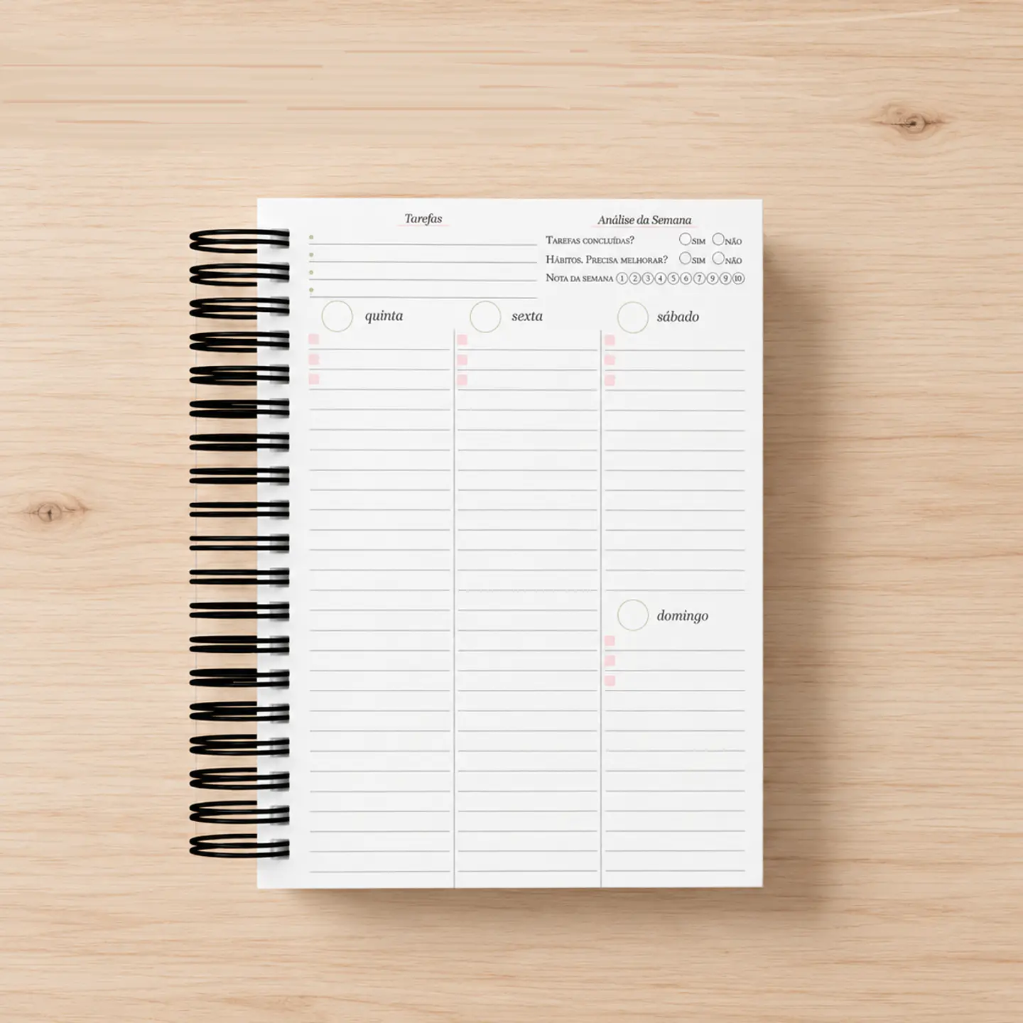 Planner Spring Permanente - Encadernação 1