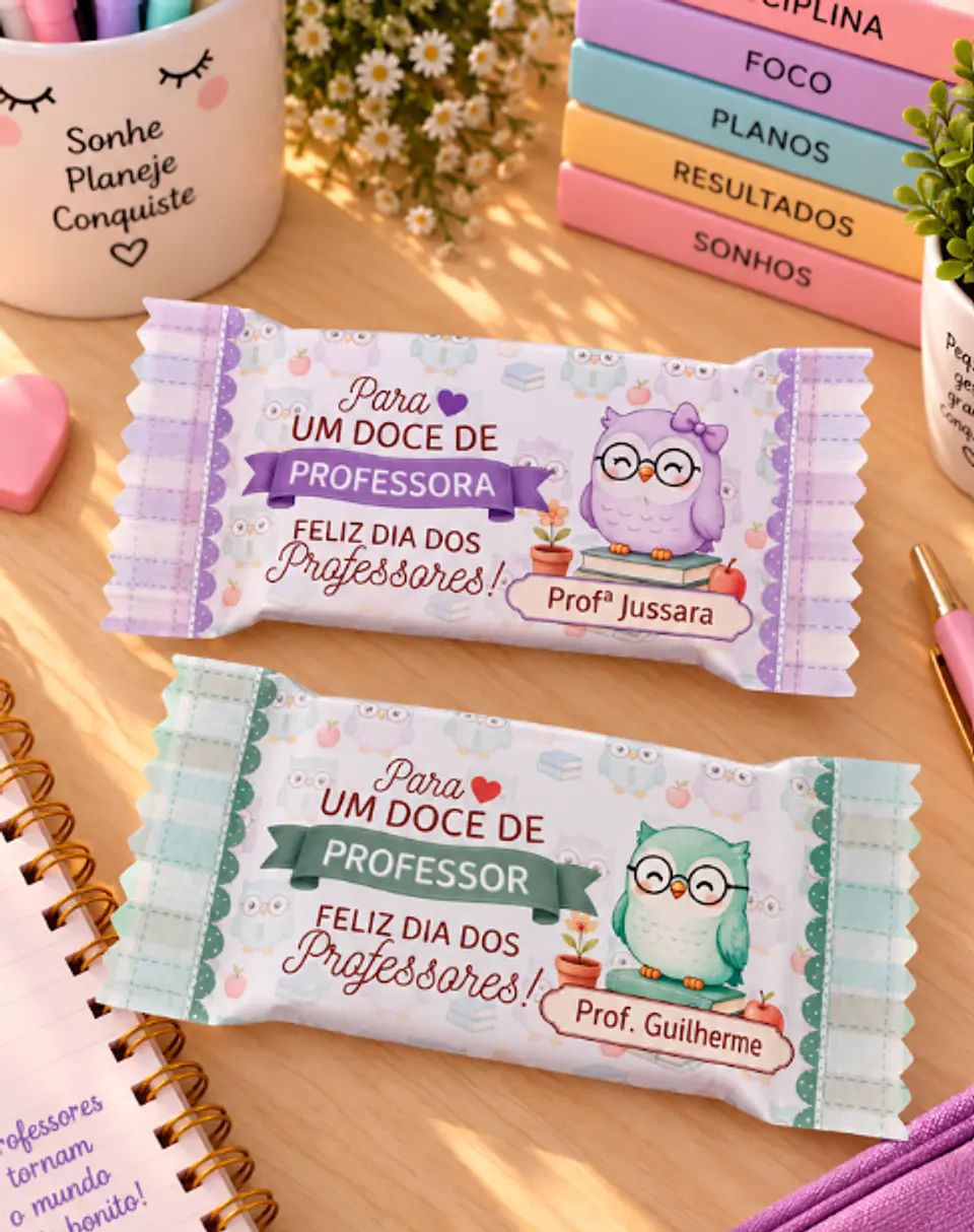 Barra de Chocolate e KitKat - Dia dos Professores 2