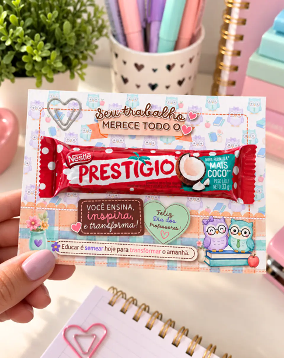 Card Chocolate - Dia dos Professores 1