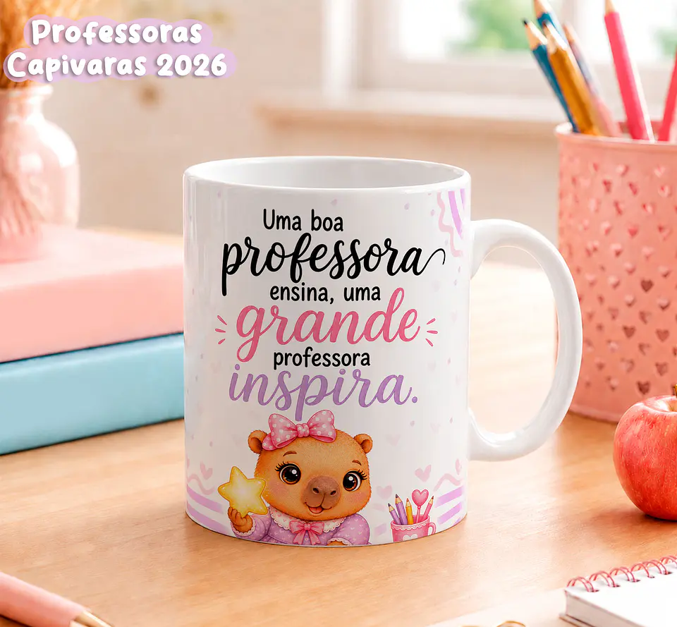 Professora Capivara - Sublimação 2