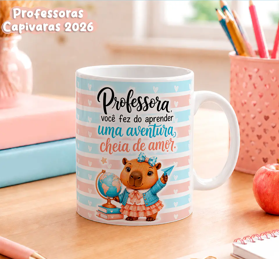 Professora Capivara - Sublimação 3
