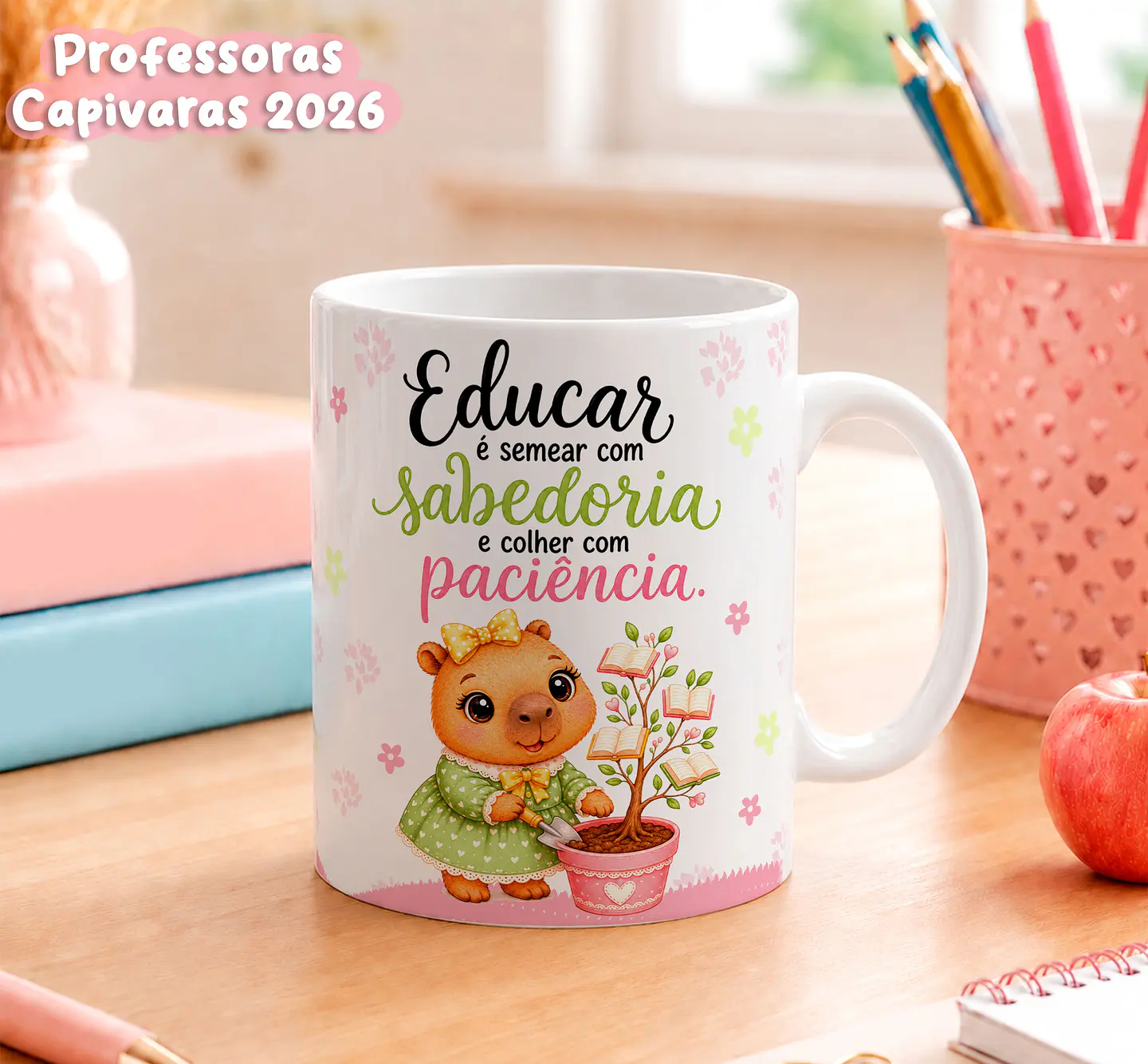 Professora Capivara - Sublimação 7