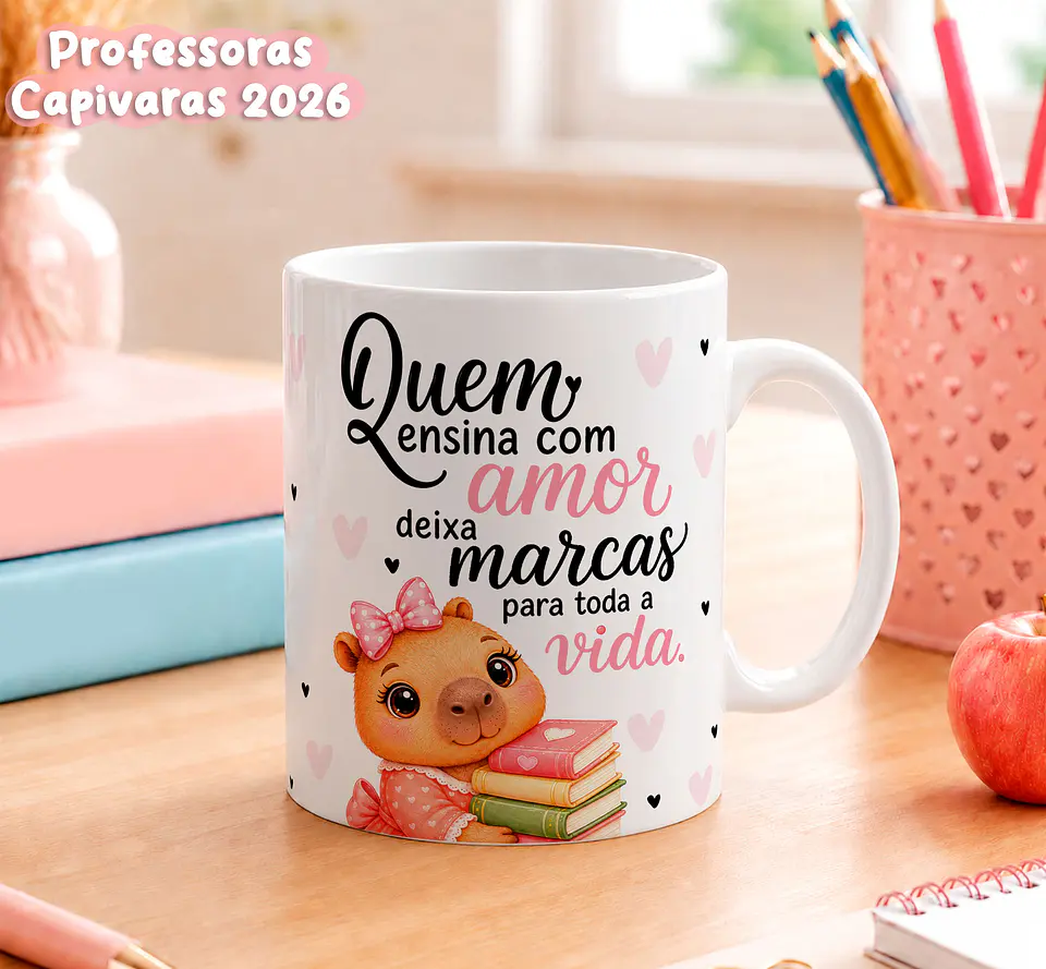 Professora Capivara - Sublimação 8