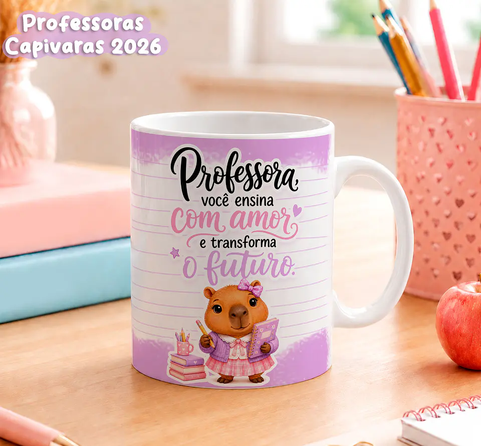 Professora Capivara - Sublimação 9