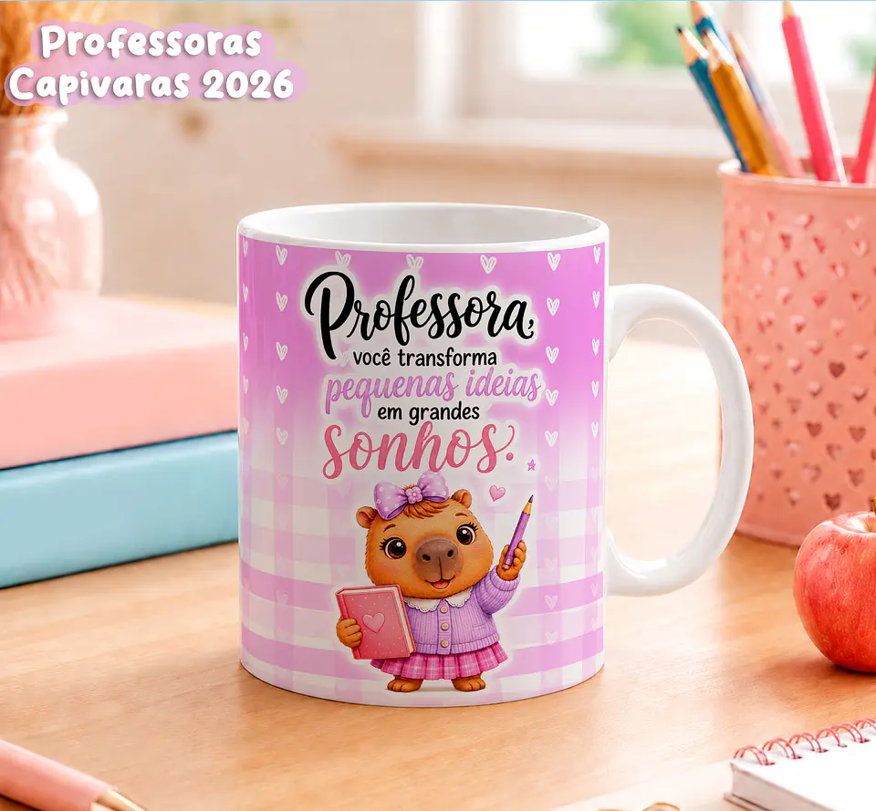 Professora Capivara - Sublimação 11
