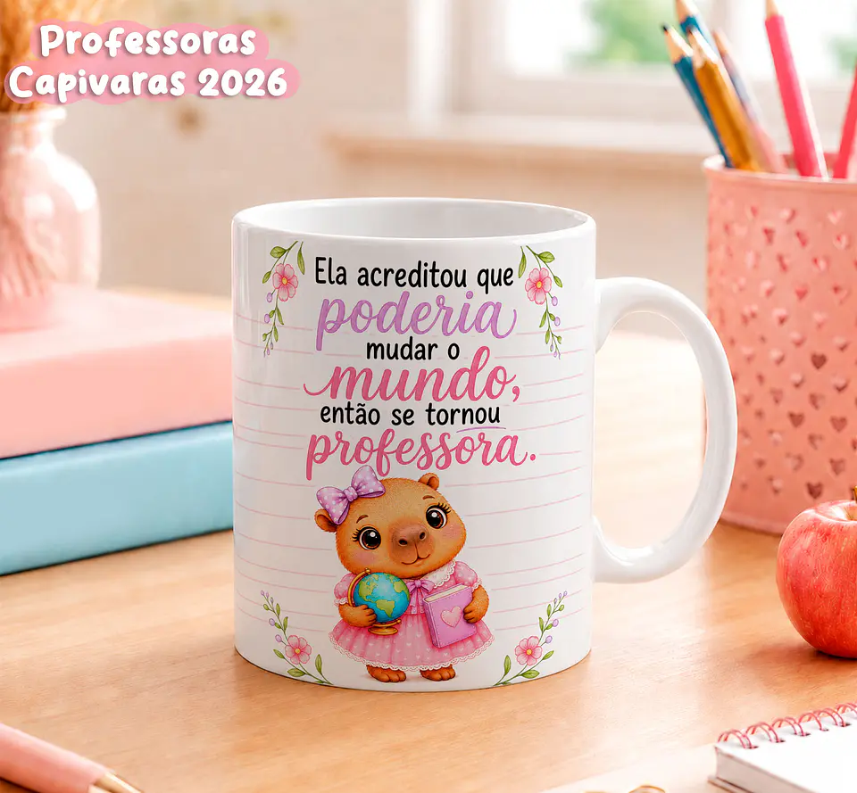 Professora Capivara - Sublimação 12