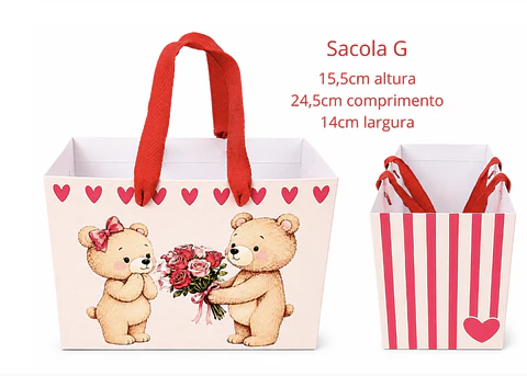 Sacolas Encantadas - Arquivo de Corte