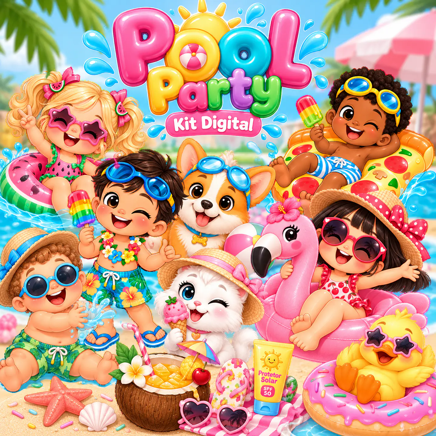 Pool Party - Kit Digital 1