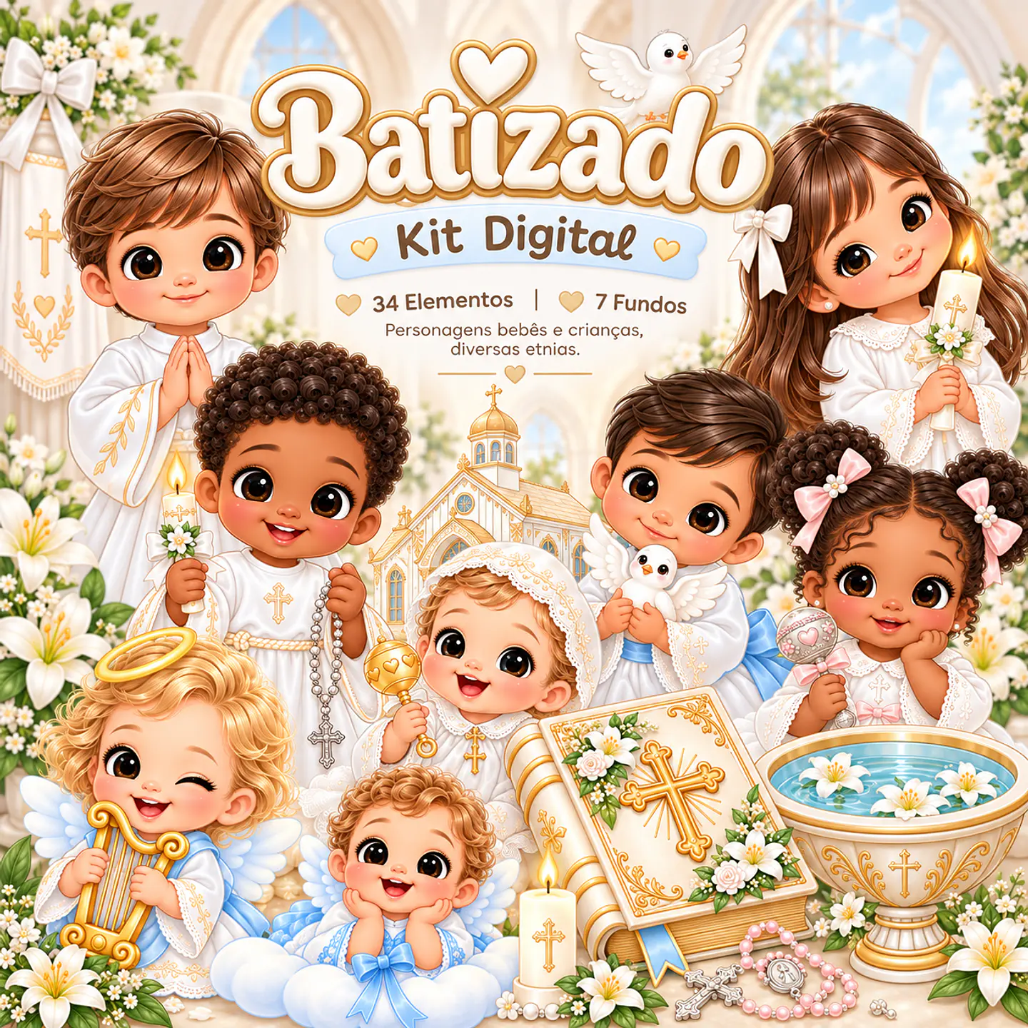 Batizado - Kit Digital 1