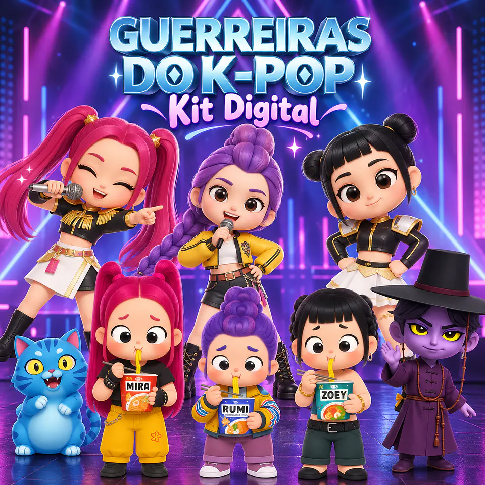 Guerreiras do K-Pop - Kit Digital 1