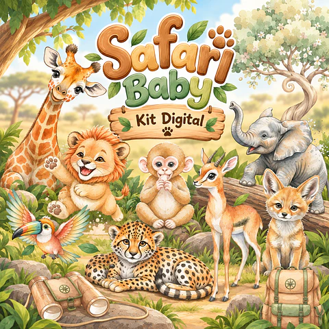 Safari Baby - Kit Digital