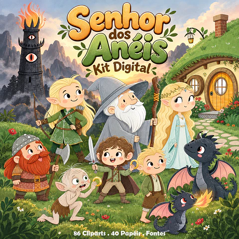 Senhor dos Anéis - Kit Digital