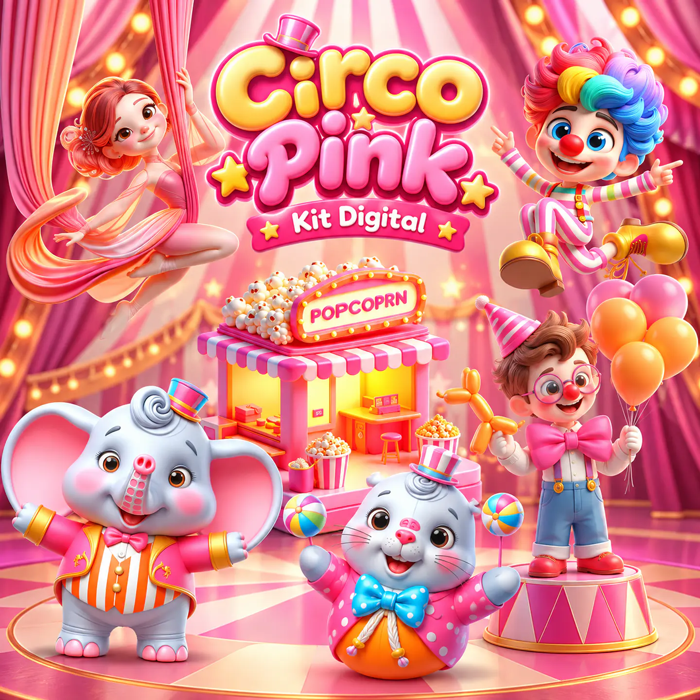 Circo Pink - Kit Digital 1