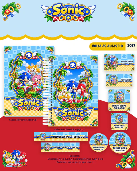 Sonic e Amigos - Volta às Aulas 2027
